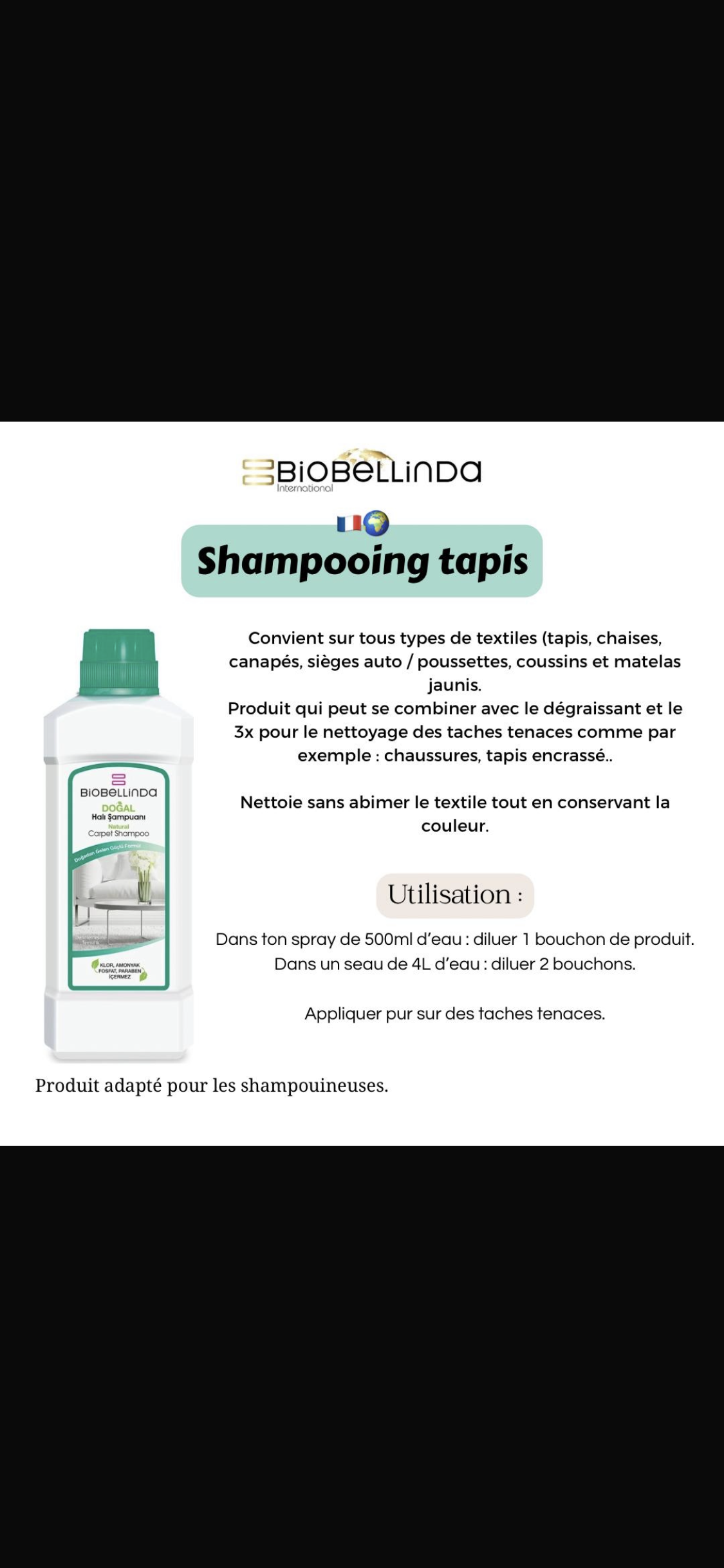 LE SHAMPOING TAPIS