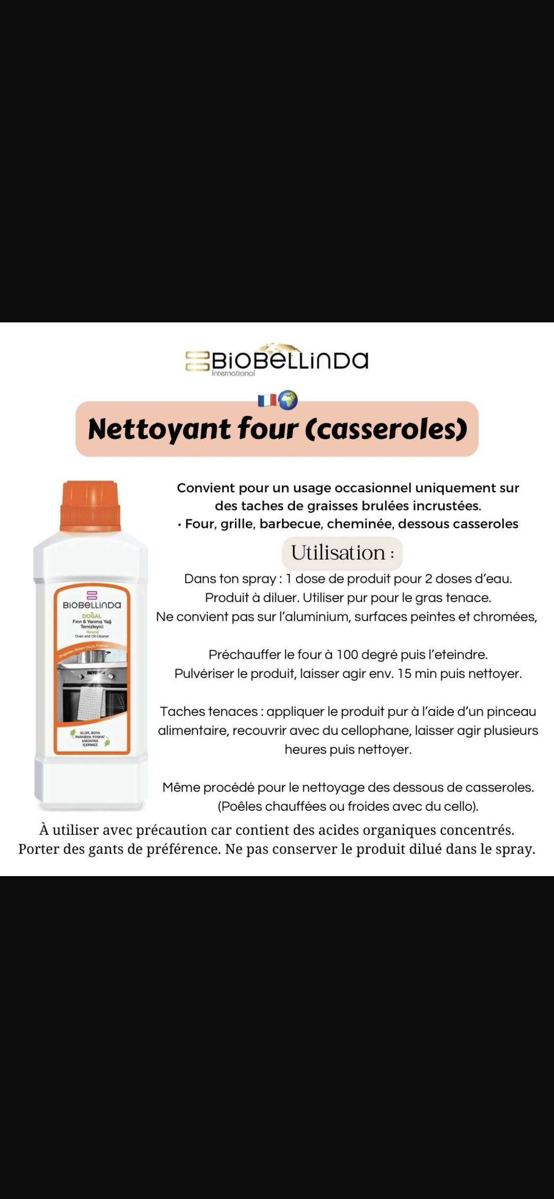 LE NETTOYANT FOUR