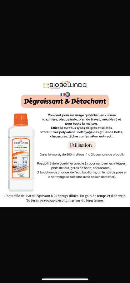 LE DÉGRAISSANT-DÉTACHANT